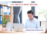 Bảng giá các dịch vụ liên quan